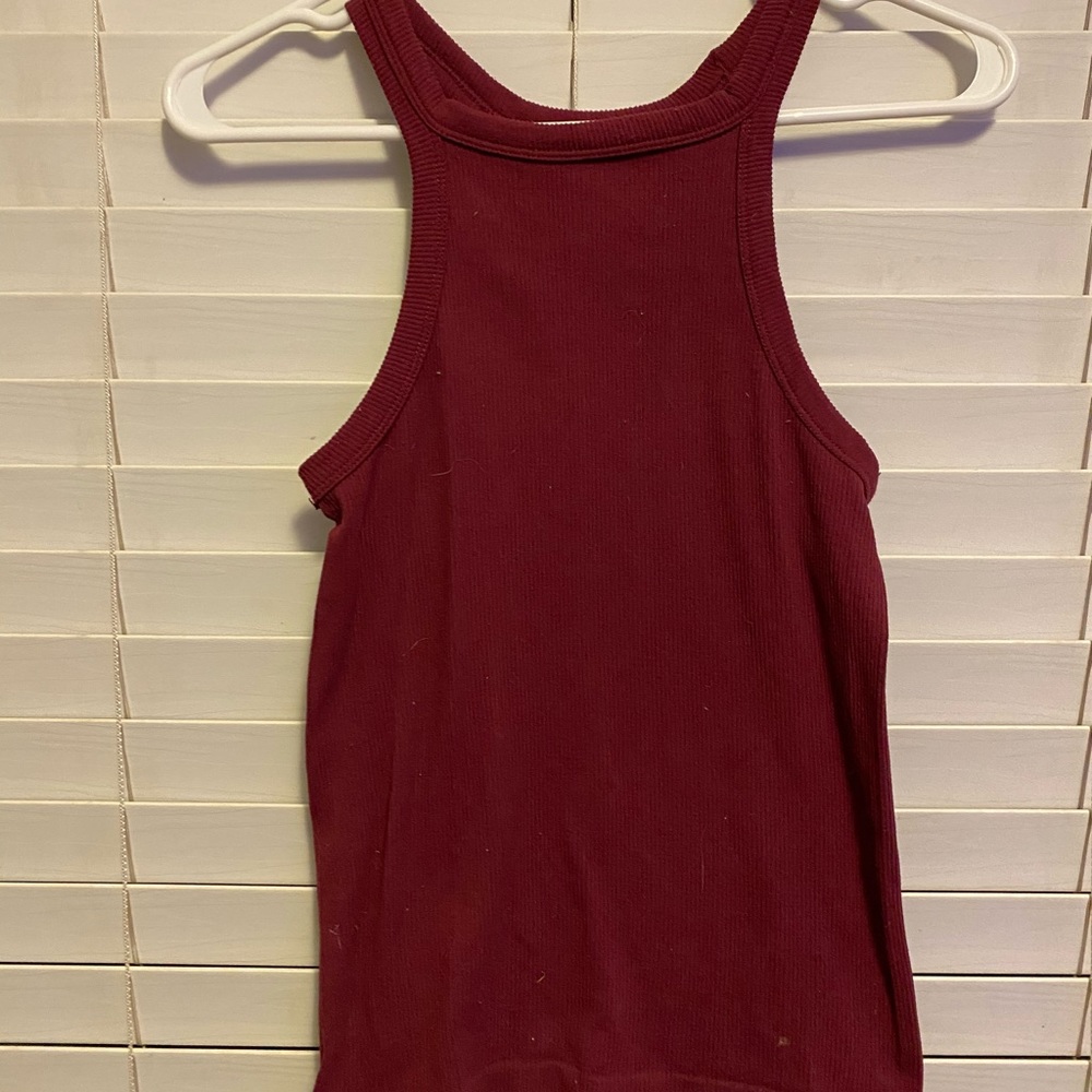 Maroon Tank Top